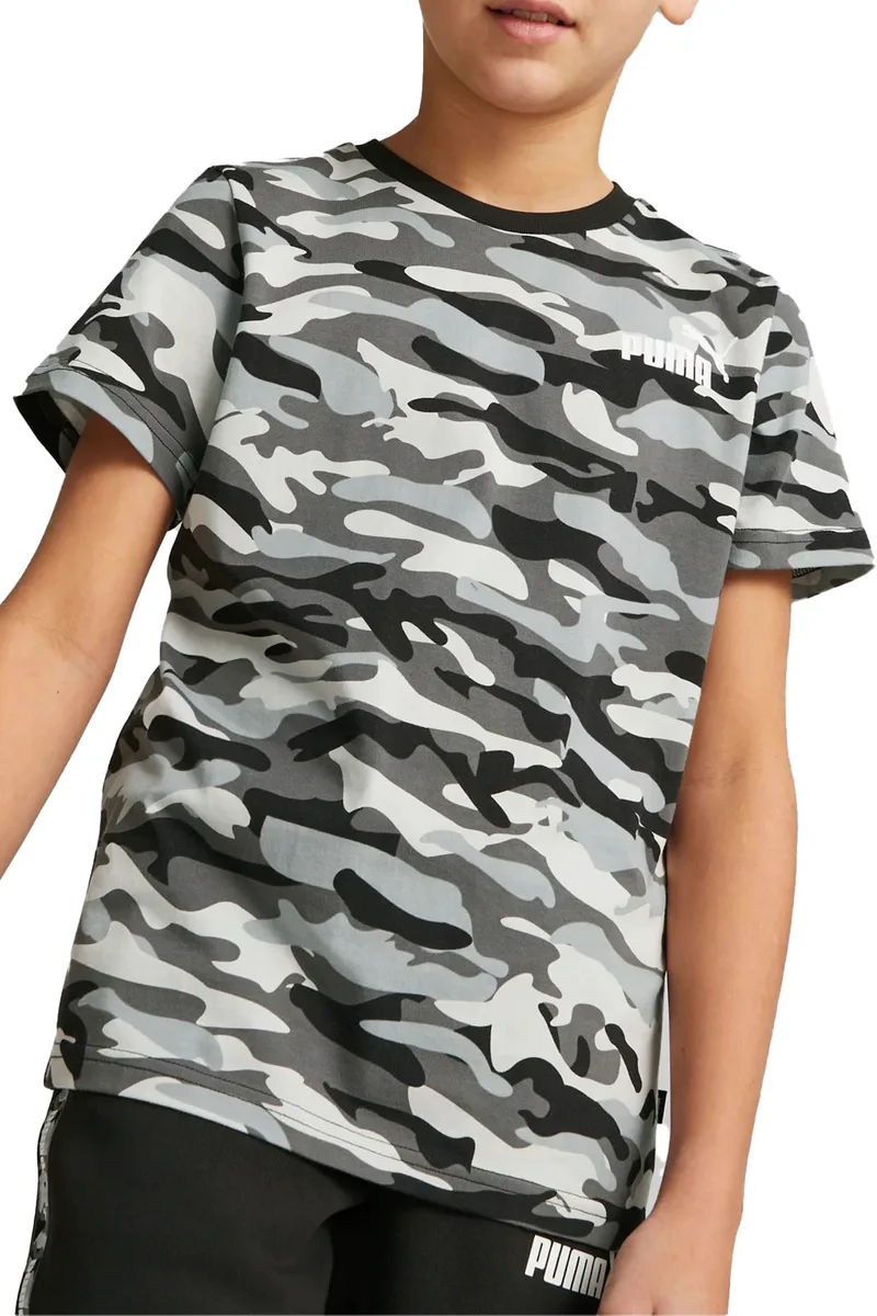 Μπλούζα Κοντομάνικη Puma Ess Camo 673244-01 Αγόρι