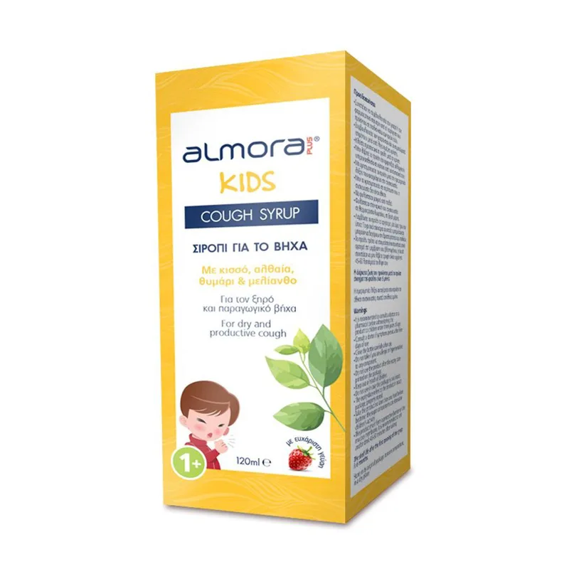 Almora Plus Kids Cough Syrup Παιδικό Σιρόπι για το Βήχα με Φυσικά Εκχυλίσματα 120ml