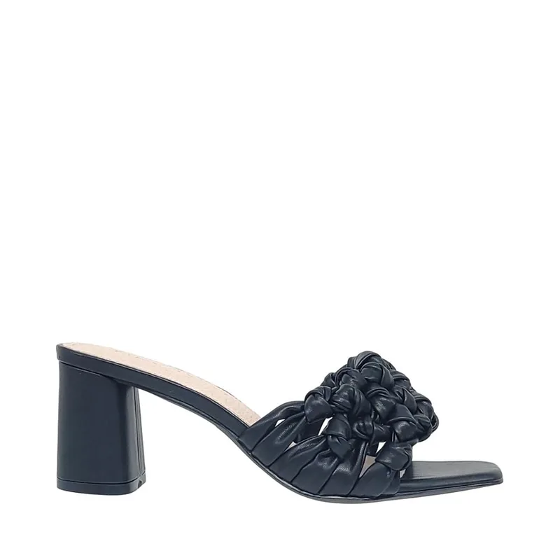 MissNV mules V42-15175-34 μαύρο