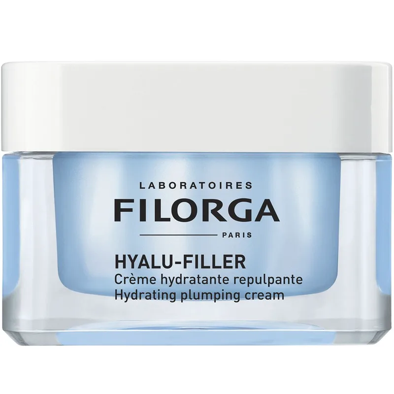 Filorga Hyalu-Filler Hydrating Plumping Cream Ενυδατική Κρέμα Γεμίσματος Προσώπου Καθημερινής Αντιγηραντικής Φροντίδας με 5 Τύπους Υαλουρονικού Οξέος για Κανονικό & Ξηρό Δέρμα 50ml