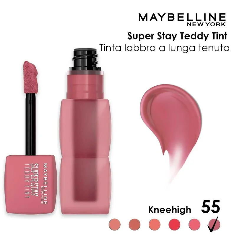 Maybelline Teddy tint lip tint velvety matte effect 55