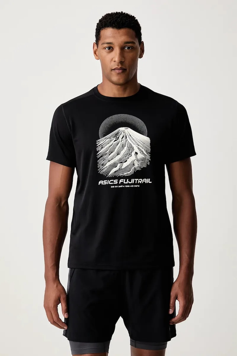 Asics t-shirt για τρέξιμο Ανδρικό FUJITRAIL LOGO SS TOP