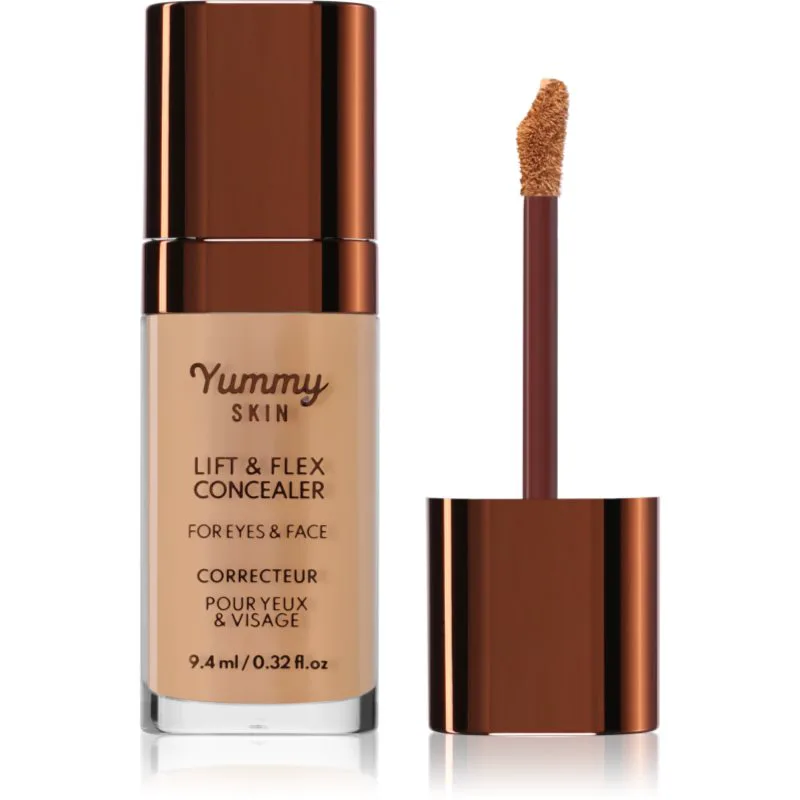 Danessa Myricks Beauty Yummy Skin Lift & Flex Concealer υγρό κονσίλερ με ματ αποτελέσματα απόχρωση 9 - Medium With Peach Undertones 8.4 ml