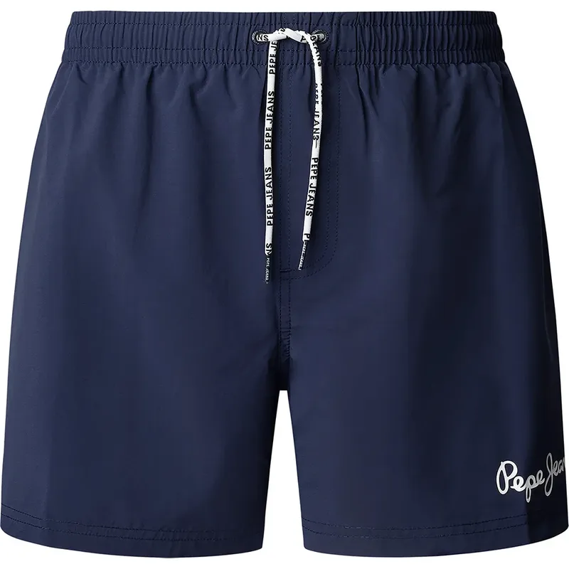 Pepe Jeans Ανδρικό Μαγιό Solid Swimshort PMB100004-595 Μπλε Σκούρο