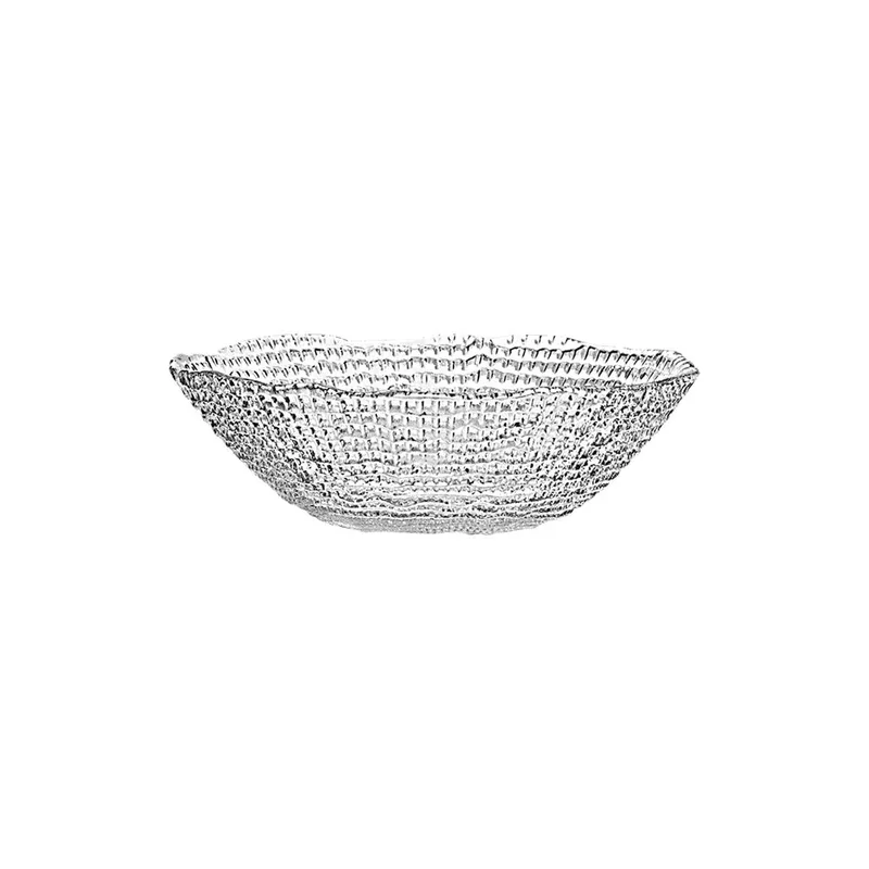 Σαλατιέρα Γυάλινη Διάφανη 19,5x7,5εκ. Roche Estia 07-39370 (Σετ 3 Τεμάχια) (Υλικό: Γυαλί, Χρώμα: Διάφανο ) - estia - 07-39370