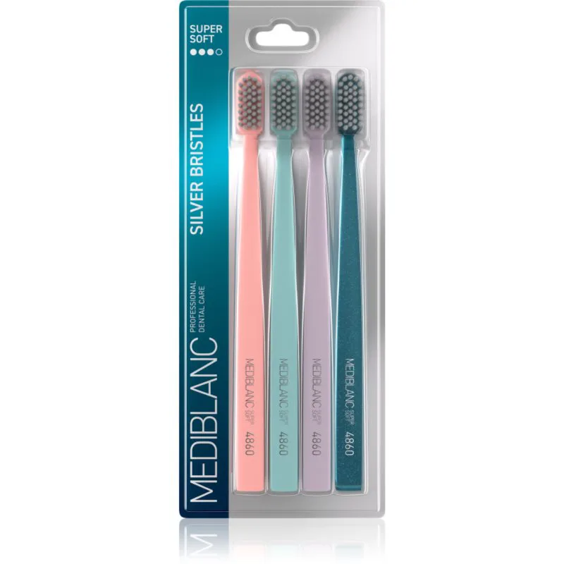 MEDIBLANC Toothbrush Super Soft οδοντόβουρτσα με τρίχες από ασήμι