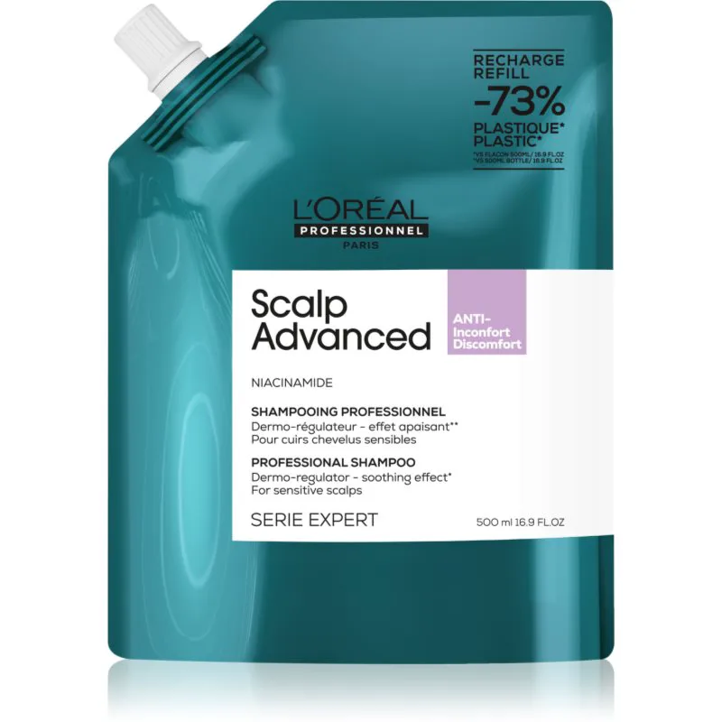 L’Oréal Professionnel Serie Expert Scalp Advanced σαμπουάν για ευαίσθητο και ερεθισμένο δέρμα της κεφαλής 500 ml