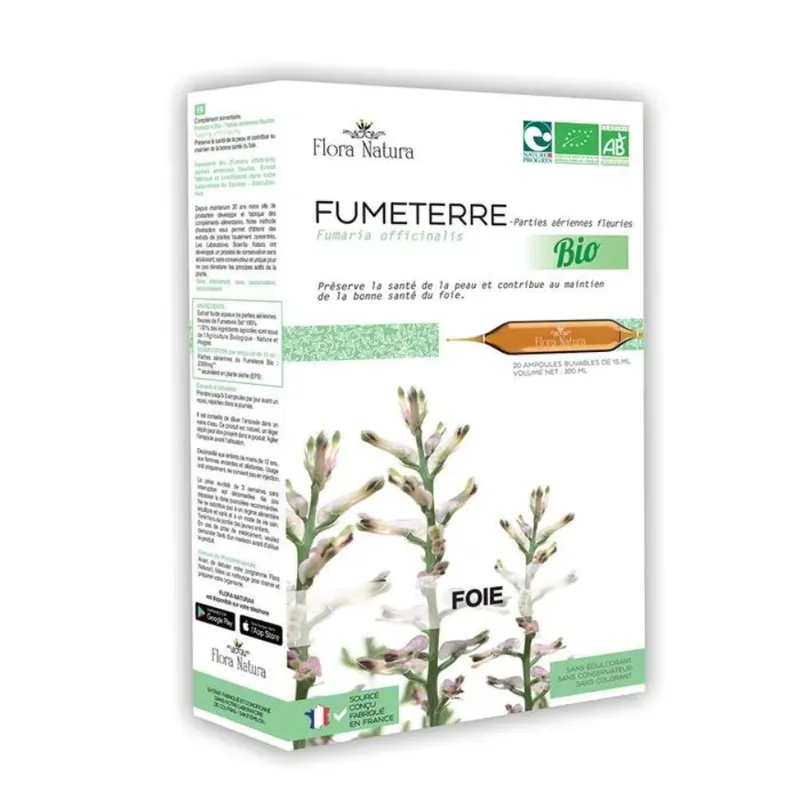 Flora Natura Fumaria Bio Liver 20 vials