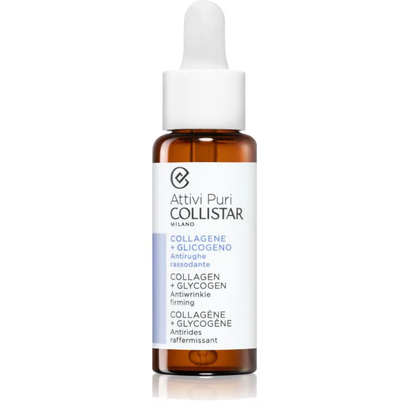 Collistar Attivi Puri Collagen+Glycogen Antiwrinkle Firming ορός προσώπου για μείωση των σημαδιών της γήρανσης με κολαγόνο 30 ml