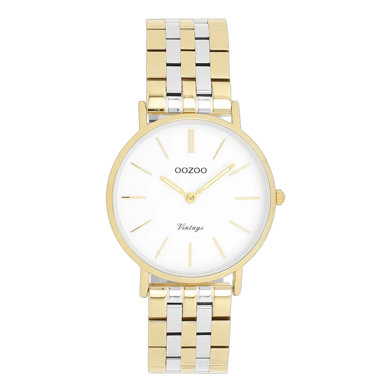 OOZOO Vintage - C20407, Χρυσό case with Stainless Steel Bracelet