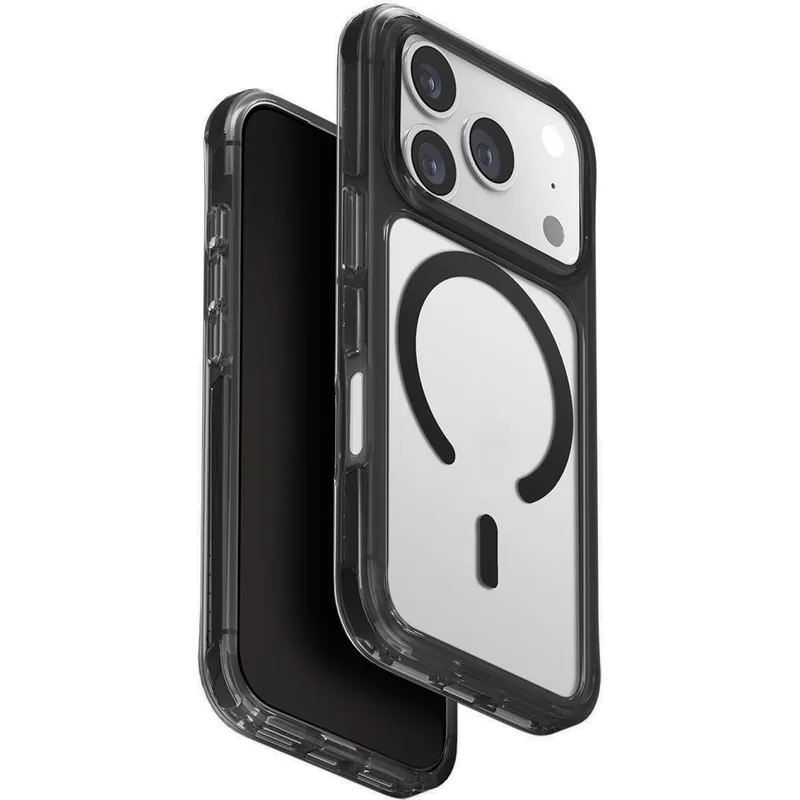 Θήκη iPhone 17 Pro Uniq Combat MagClick Ανθεκτική με MagSafe - Carbon Black (UNIQ-IP6.3P(2025)-COMMCBLK)