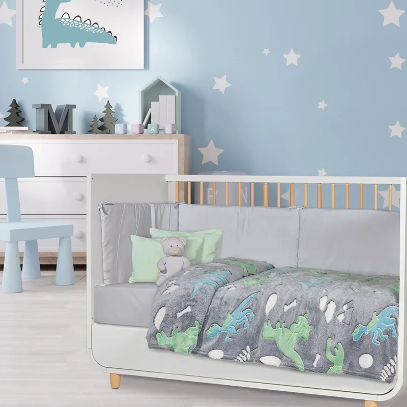 Κουβέρτα Fleece Φωσφοριζέ Αγκαλιάς Das Baby Relax 4865 80x110