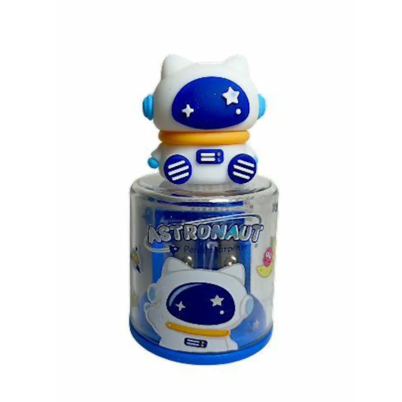 Ξύστρα Βαρελάκι Διπλή με Γόμα 3D Astronaut MC50916_A