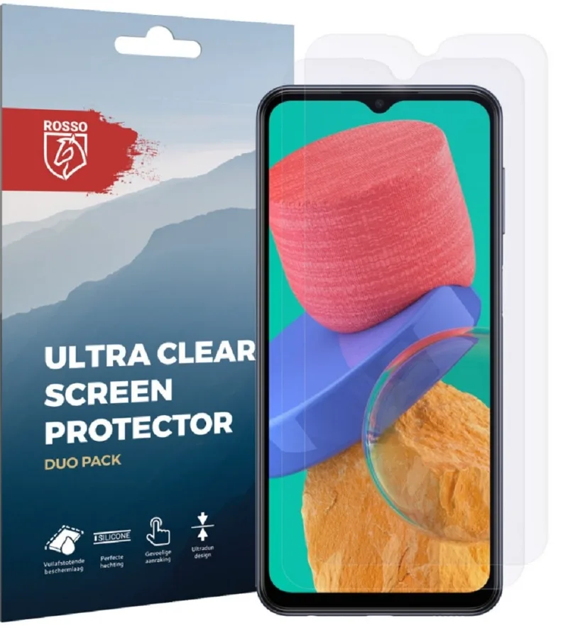 Κόκκινο Ultra Clear Screen Protector - Μεμβράνη Προστασίας Οθόνης - Samsung Galaxy M33 - 2 Τεμάχια (8719246375637)
