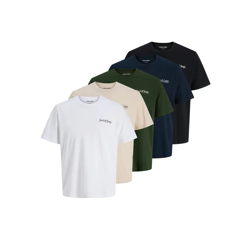 Jack & Jones Σετ t-shirts Yuki 12288322 Έγχρωμο Relaxed Fit