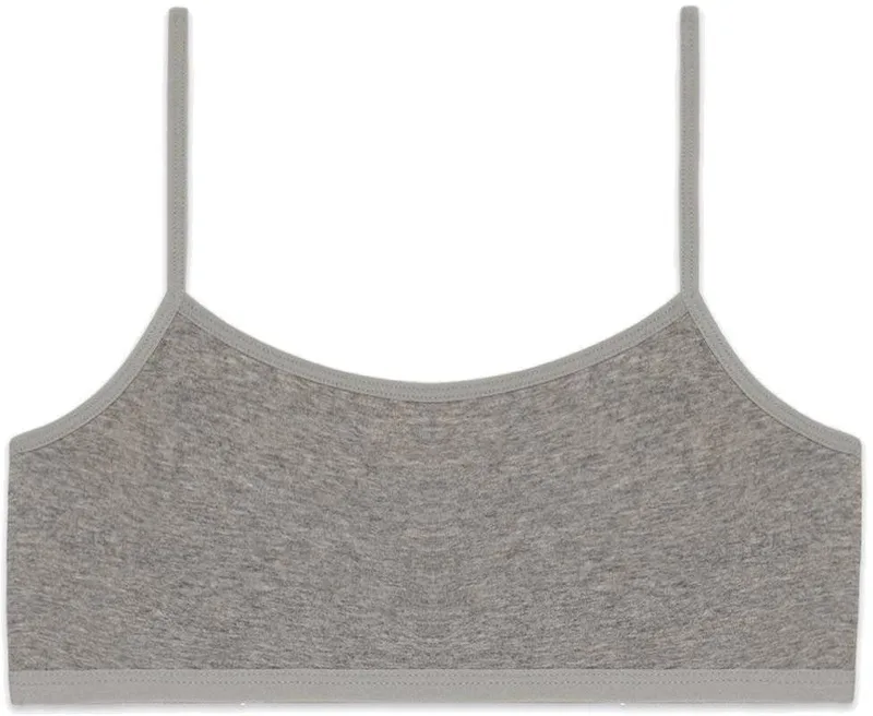 ΜΠΟΥΣΤΑΚΙ MINERVA BASIC TEEN'S BUSTIER ΓΚΡΙ ΜΕΛΑΝΖΕ (10 ΕΤΩΝ/XXS)