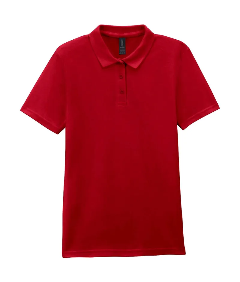 Γυναικεία Μπλούζα Polo 64800L Gildan Softstyle Pique Cherry Red