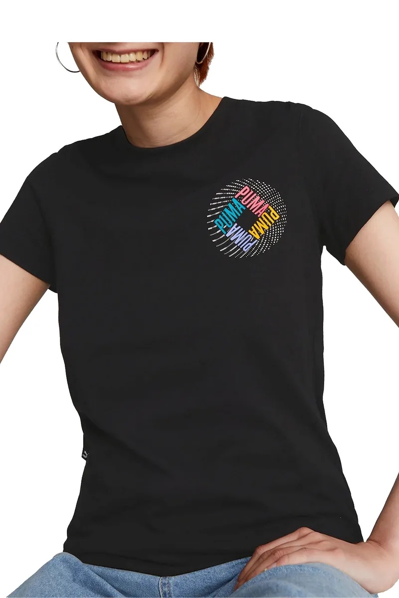 Μπλούζα Κοντομάνικη Puma SWxP Graphic Tee 535735-01 Γυναικείο