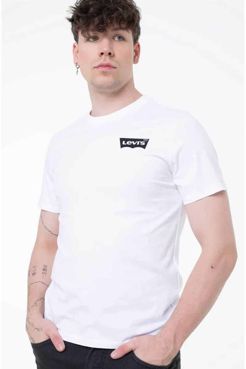 Levi's® ανδρικό T-shirt μονόχρωμο με λογότυπο Regular Fit - 224911693