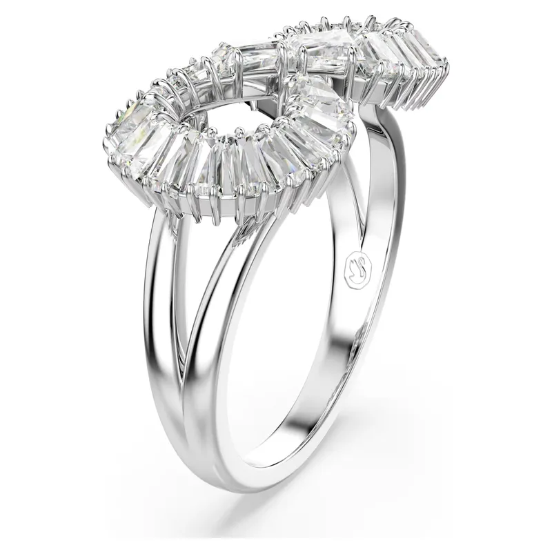Swarovski Women's Ring Model 5679694, Size 52, Stainless Steel, Grey