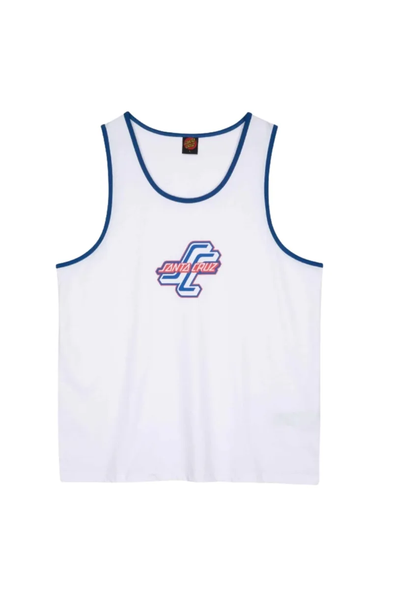 SANTA CRUZ Αμάνικες Μπλούζες Outer OGSC Front Vest - WHITE-SCA-VST-0828-WHITE