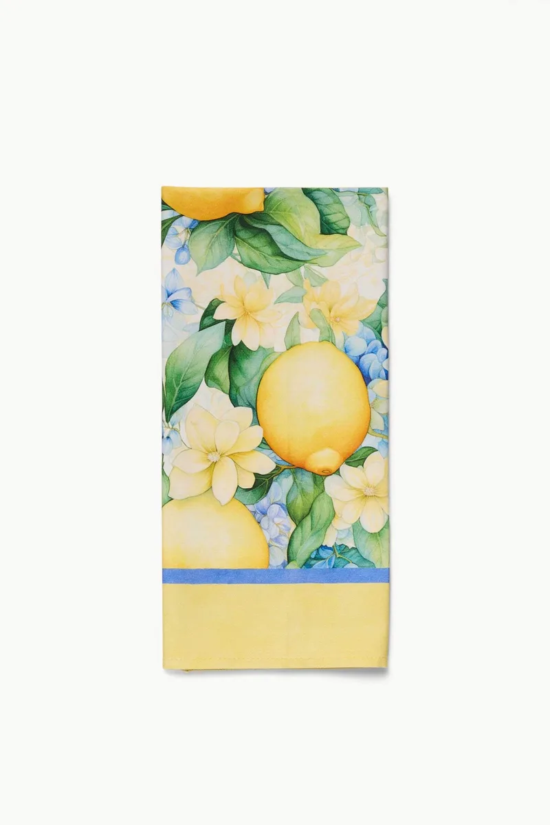 Coincasa πετσέτα κουζίνας με τύπωμα 72 x 51 cm - 006812997 Κίτρινο