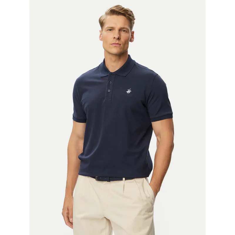 Beverly Hills Polo Club Polo P-SS26M-P450124 Σκούρο μπλε Regular Fit