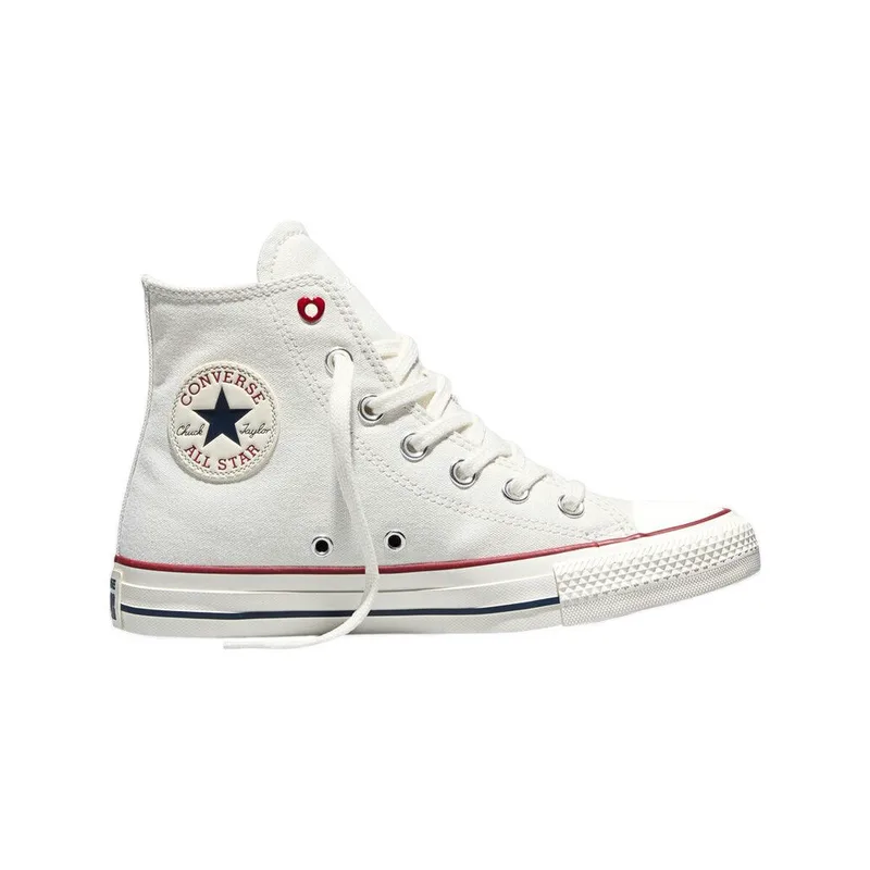 Ψηλά Sneakers Converse Baskets Chuck Taylor All Star motif cœur