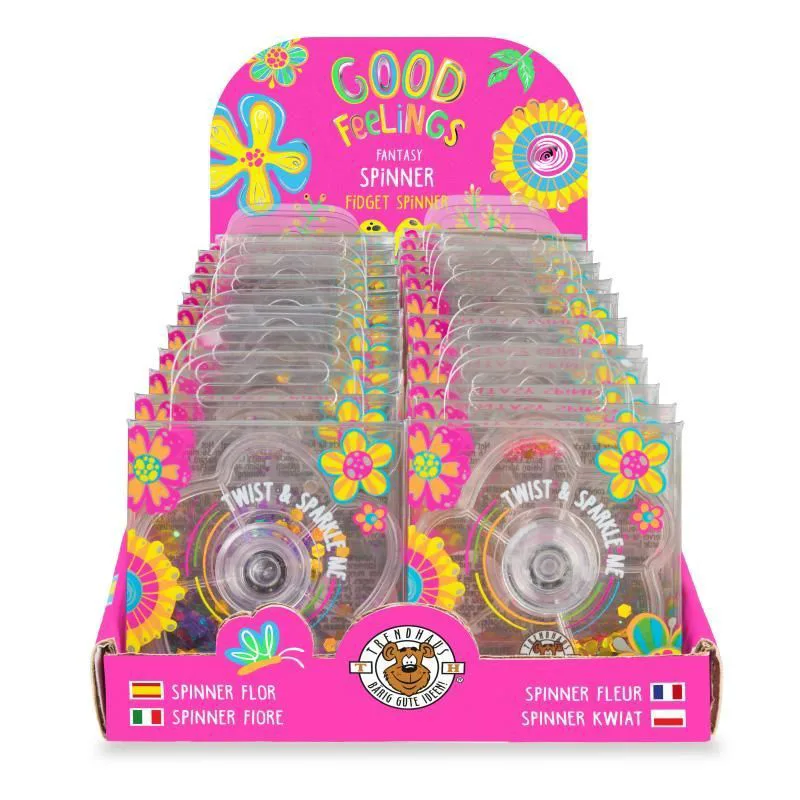 Fidget Spinner Flower Trendhaus - Twist and Sparkle me (2 σχέδια)