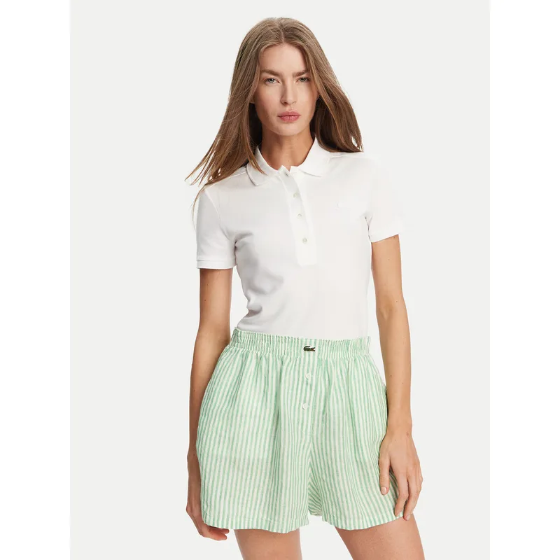 Lacoste Polo PF5462 Λευκό Slim Fit