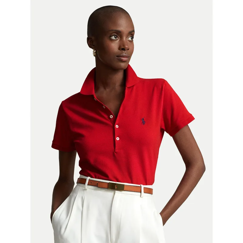 Polo Ralph Lauren Polo 211870245004 Κόκκινο Slim Fit