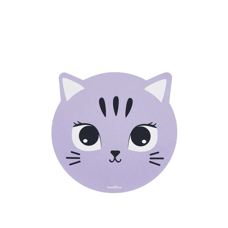 Miquelrius Mouse Pad Στρογγυλό 21.6x20cm Back2Fun Γατάκι MR13314
