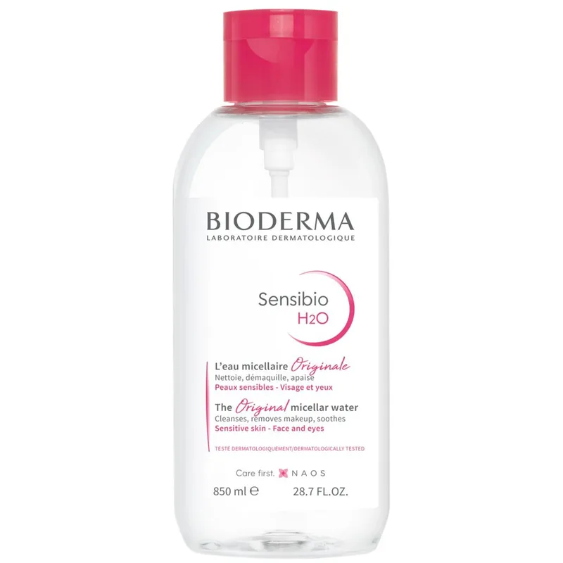 Bioderma Sensibio H2O Micellar Water Μικυλλιακό Νερό Καθαρισμού & Ντεμακιγιάζ Προσώπου - Ματιών για Ευαίσθητες Επιδερμίδες 850ml