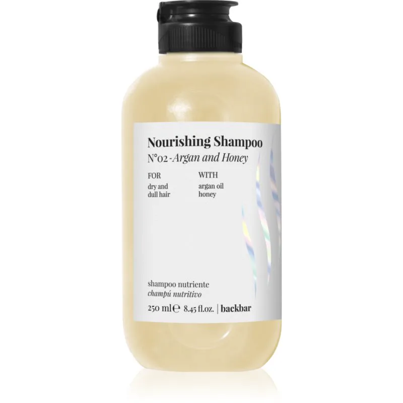 FarmaVita Backbar Nourishing θρεπτικό σαμπουάν για ανανέωση και ενίσχυση των μαλλιών 250 ml
