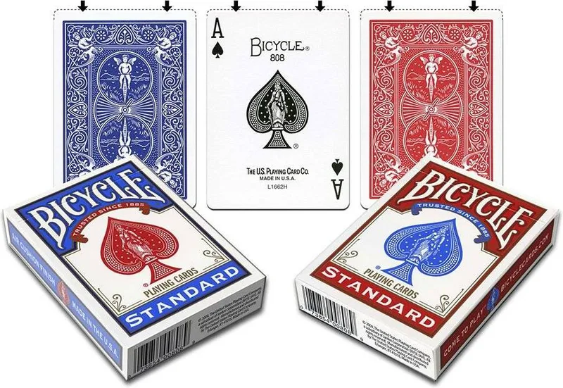 ΤΡΑΠΟΥΛΑ BICYCLE SHORT DECKS RED BACK