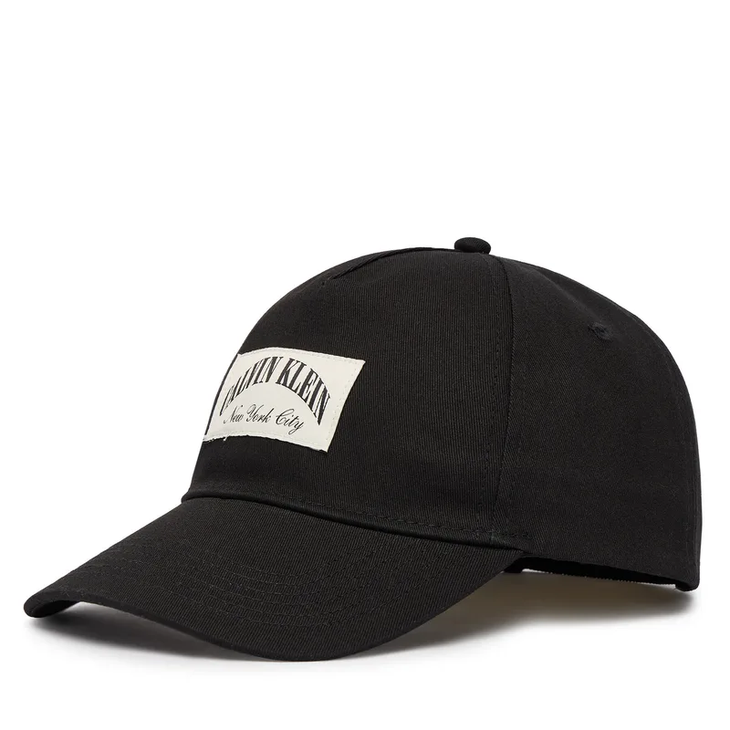 Καπέλο Jockey Calvin Klein LV04D5103G Μαύρο