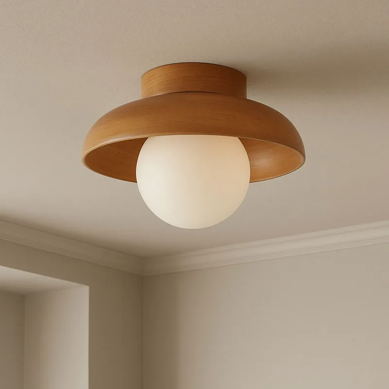 Φωτιστικό Τοίχου Hant-T - Oak 823Oly1163 (Φ24)
