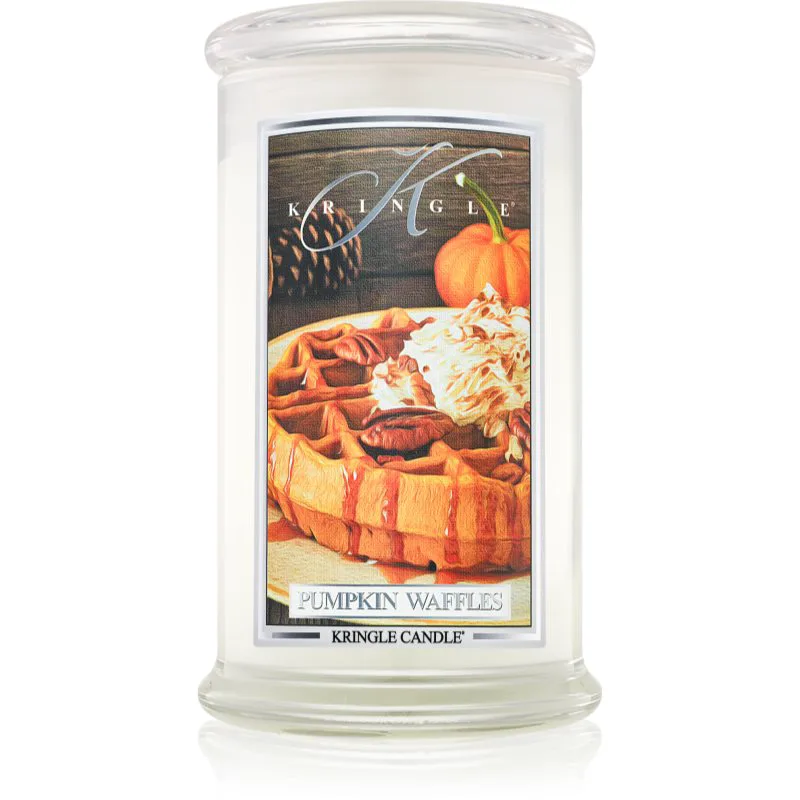 Kringle Candle Pumpkin Waffles αρωματικό κερί 624 γρ