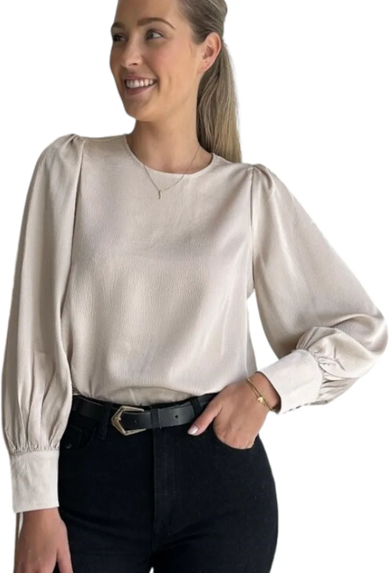 Μπλούζα Μακρυμάνικη Only Onljovana Ruby 15303495-Moonbeam Γυναικείο