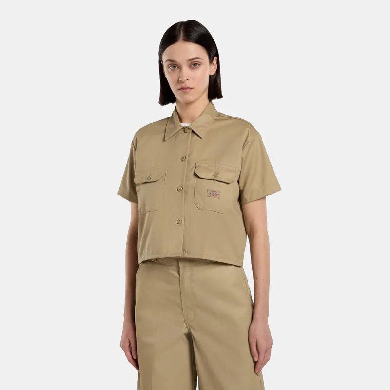 Dickies Γυναικείο Cropped Κοντομάνικο Πουκάμισο (9000218059_1626)