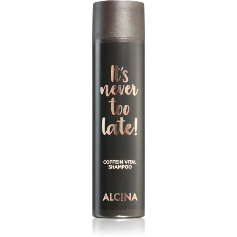 Alcina It's never too late! σαμπουάν καφεϊνης για την ενίσχυση μαλλιών 250 ml