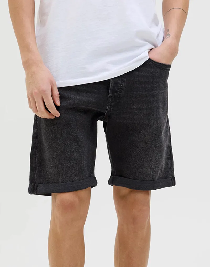 JACK&JONES JJIRICK JJORIGINAL SHORTS AM 360 SN 12269612-Black DenimAM 363 DenimBlack