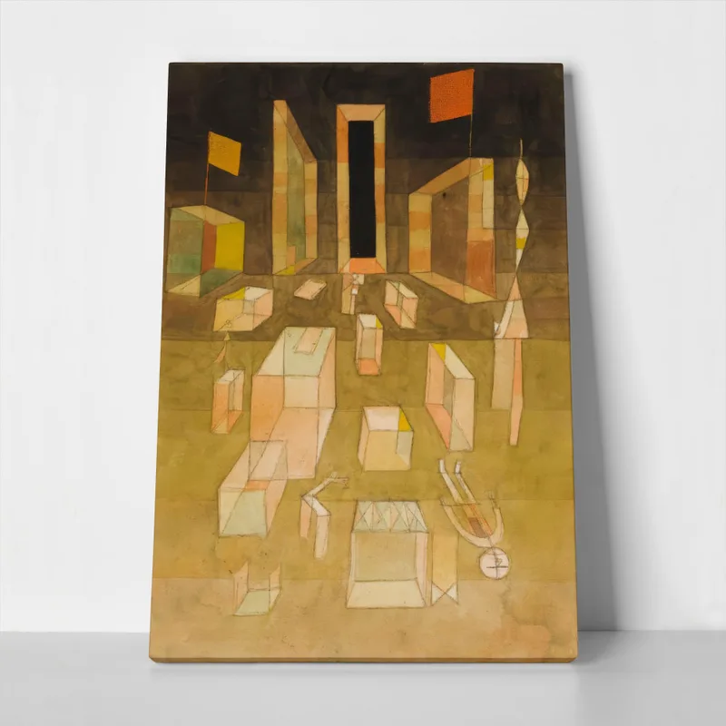 Πινακας σε καμβά PAUL KLEE - UNCOMPOSED IN SPACE
