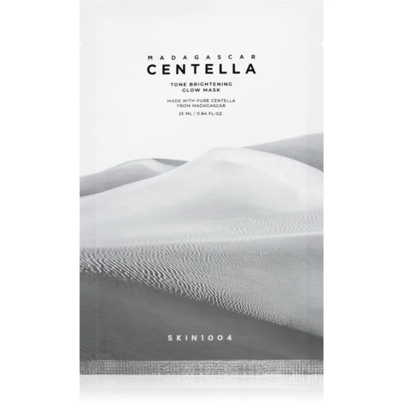 SKIN1004 Madagascar Centella Tone Brightening Glow Mask λαμπρυντική υφασμάτινη μάσκα λάμψης με καταπραϋντική δράση 25 ml