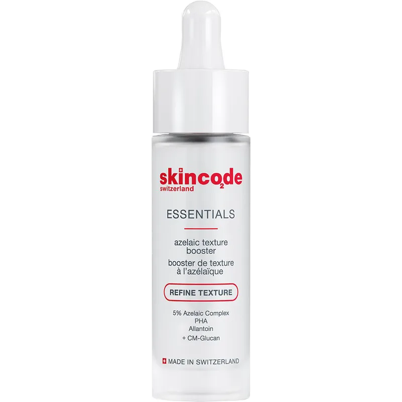 Skincode Essentials Azelaic Texture Booster Ορός Ελαφριάς Απολέπισης για Τέλεια Υφή & Λεία Επιδερμίδα 30ml