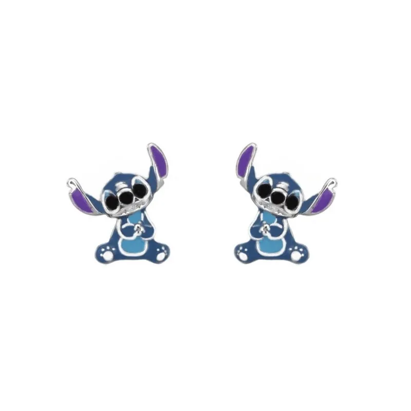 DISNEY Σκουλαρίκια Από Ασήμι Με τον Stitch ES00037SRHL