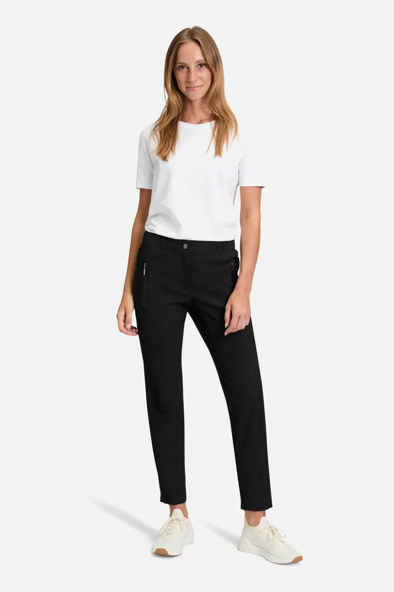 Betty Barclay γυναικείο ψηλόμεσο παντελόνι stretch - 6815/1080 Μαύρο