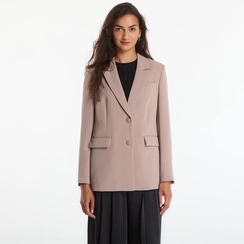 Μπουφάν GUESS Theoline Perfect Blazer Silk Taupe L
