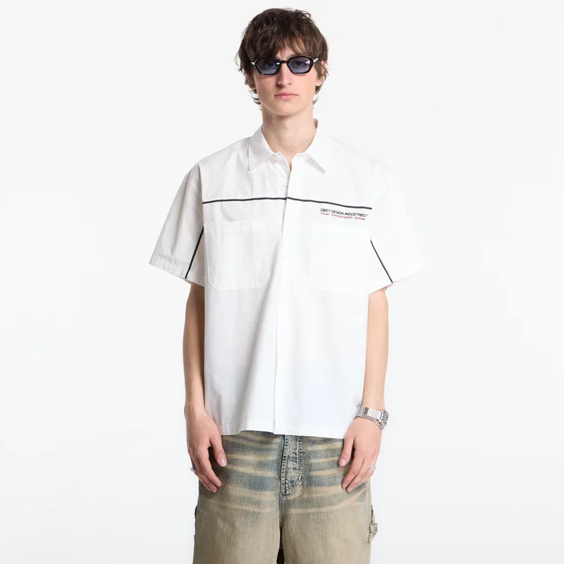 Πουκάμισο OBEY Camber Woven White M