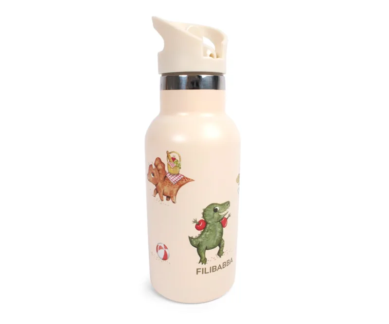 Filibabba Stainless Steel Water Bottle - Dino Beach